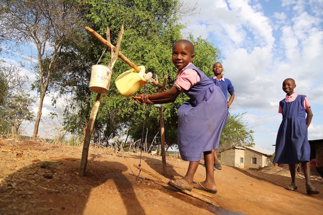 Tippy Taps Enhance Hand Washing in Rural Kenya Kenya World Vision International
